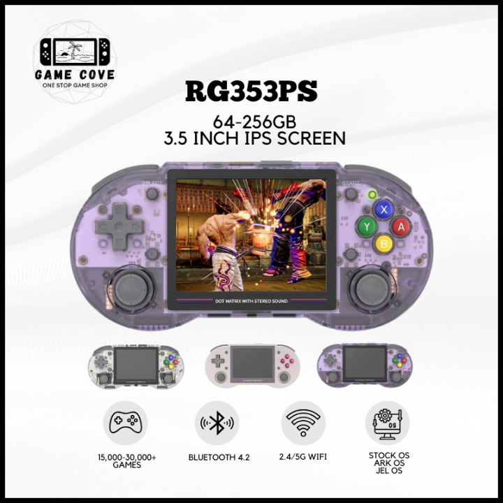 Anbernic RG353PS [ ARK OS JEL OS ] Retro Gaming Handheld Device | Game ...