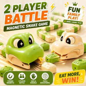 Remote Control Snake Toy Magnetic Snake Game RC Car Rechargeable Educational Puzzle Toy Parent-Child Interactive Playset