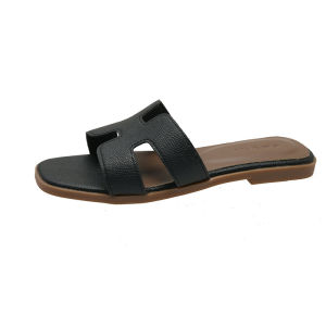 WomenS Slippers 2025 Summer Flat Fashion Versatile Outdoor New Korean Style One-Strap Versatile Beach Sandals For Women
