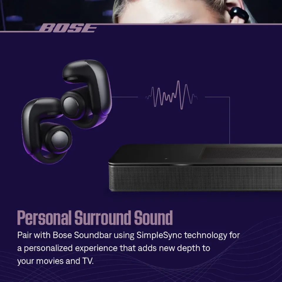 Sport Wireless Headphone Bose Ultra Open Earbuds Bluetooth