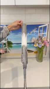 อาหารพร้อมทาน ไม้ถูพื้นไมโครไฟเบอร์ ปรับโค้งและความยาวได้ 2.5 เมตร ให้ทำความสะอาดง่ายขึ้น %