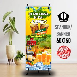 Cetak Banner Cetak Spanduk ES TEH MANIS JERUK PERAS BISA REQUEST