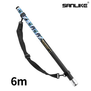 S Anlike Camoแบบพกพาพับจับตกปลาสุทธิพับคาร์บอนยาวจับตกปลาหน้าตักหลังขุดจับL Andingสุทธิเกียร์