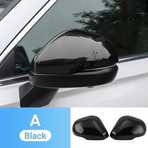 Honda CR-V CRV 6th Gen/HRV/VEZEL Car Rearview Mirror Side Cover ABS Carbon Fiber/ Glossy Black Accessories