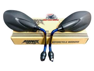 Cặp Kính kiểu YAZ chân Xi 7 màu Titan KINGDRAG gắn mọi loại xe máy Exciter Sirius Winner Sonic Wave Dreem Gương chiếu hậu