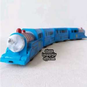Happy Game High Speed Train Mainan Kereta Api Ukuran Panjang Tanpa Rel Bisa Nyala Ada Lampu Bisa Bunyi Ada Suara Kereta Api Train Set And Friend 902N Sound And Light Use Baterry Mainan Edukasi Anak Train Murah dan Berkualitas