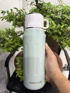 Bình giữ nhiệt Dual Sip 750ml SUNHOUSE KS-TU750DG phù hợp để mang theo nước uống cá nhân cả ngày mà không cồng kềnh