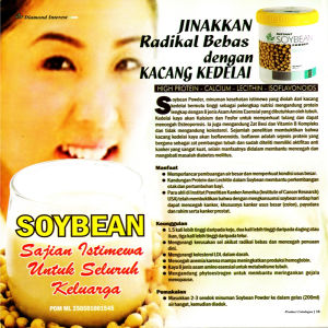 INSTANT SOYBEAN POWDER - SUSU KEDELAI BUBUK INSTANT - MINUMAN KESEHATAN DIAMOND INTEREST