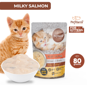 PetMarra Salmon Milky Souffles Kitten Wet Food Pouch 80g