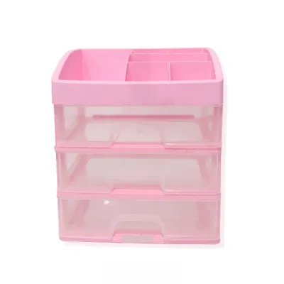 Rak Kosmetik 3 Laci Rak Tempat Kosmetik / storage box / Rak / keranjang serbaguna / tempat penyimpanan / box / keranjang