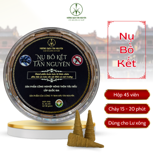 Bồ kết xông nhà Tân Nguyên nụ đuổi muỗi nụ bồ kết xông nhà kháng khuẩn thanh lọc không khí hộp 45 viên