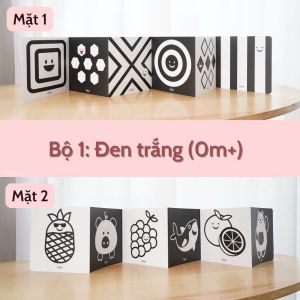 Thẻ Gấp Ziczac Lalala Baby Kích Thích Thị Giác Cho Trẻ Sơ Sinh Đến 1 Tuổi