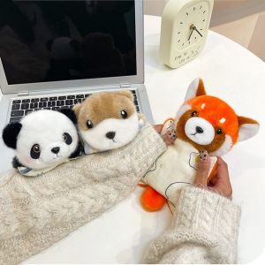 NCUMBE Fluffy Texture Decompression Bean Bag Doll Soft Plush Kawaii Cartoon Bear Puppet Pendant Skin-friendly Ornaments Soothing Stuffed Animals Birthday Gift
