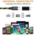 อะแดปเตอร์แปลงไมโคร USB ตัวผู้เป็น USB-C Type C ตัวเมียขั้วต่อชาร์จข้อมูล. 