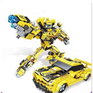 Bumble Bee Creative Building Blocks Toy Colletion / 钢铁机器人模型积木