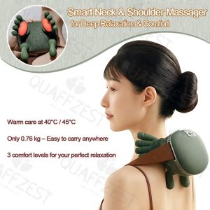 Máy Massage Cổ Vai Gáy N7 Mô Phỏng Bàn Tay 3d Dụng Cụ Bấm Huyệt Mát Xa Bắp Tay Chân Pin Siêu Khủng