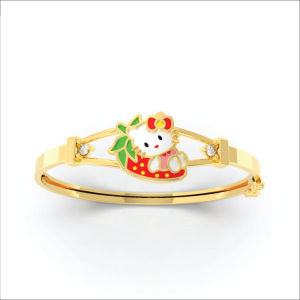 GELANG ANAK EMAS BISA UNTUK USIA 3-5 THN KADAR 375% DENGAN VARIAN BENTUK KARAKTER LUCU KODE GBA 10 GBA 12 GBA 11B DAN GBA 14