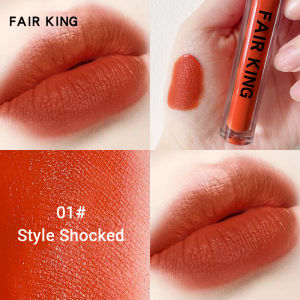 FAIR KING Fashion Women Matte Velvet Liquid Lipstick High Quality Lip Gloss Cosmetic Long Lasting Moisturizing 6 Color Makeup Lip Glaze