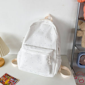 Mismi Celestia Bag Tas Ransel Wanita Korean Style Lavender Flower School Backpack Perempuan Stylish - 36C