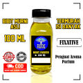 FIXATIVE Penguat Aroma Parfum/ Bahan campuran Parfum 100ml / Parfum Pria / Parfum Wanita / Parfum non alkohol / Parfum Laundry / Parfum Badan / Biang Parfume / Parfum Mobil / Bibit Parfume / Parfum Murah. 