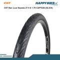 CST Tire Ban Luar Sepeda Captain Slick  26X1.75 /27.5 x 1.75 MTB/City Bike/Cross Country Nylon. 
