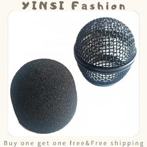 YINSI 1pc For Shure SM58 Wireless Microphone Replacement Metal Microphone Grille Replacing Professional Party Mic Head Part