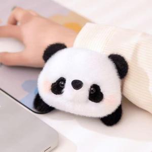 YAFEN 1 Piece Kawaii Stuffed Animal Kids Toy Table Doll Mouse Wrist Support Fluffy Rabbit Panda Otter Plush Wrist Rest Pad