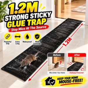 Extra Large Rat Glue Trap 1.2 Meter Strong Sticky Mouse Trap Glue Board Rat Trap Rodent Pest Control