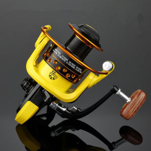 LIEYUWANG Reel Pancing HD7000 HD5000 HD3000 HD2000 12 Ball Bearing - Black/Yellow