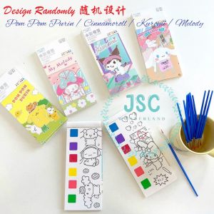 Portable Childrens Watercolor Coloring Painting Book Paint With Water Kids Gouache Graffiti Picture 水彩涂鸦本