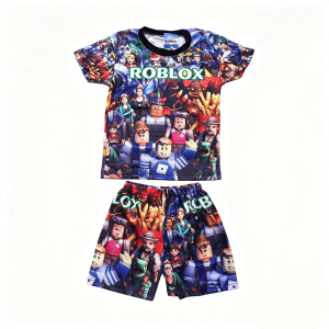 Childrens T-shirts Set 3-11Years old Polyester Back To Back Printed