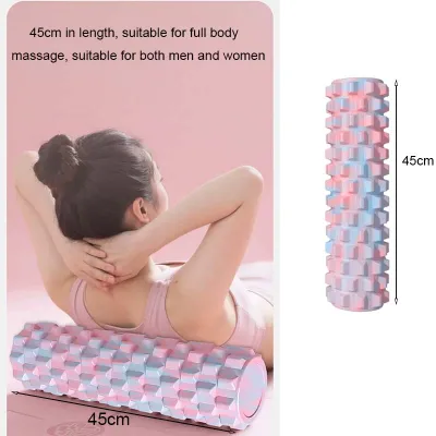 45CM Foam Roller Massage Back Pain Relief Muscle Roller EVA Roller for Exercise Yoga Pilates Yoga pillar 泡沫滚轴