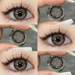 (COD)SOFTLENS DIAMOND seri EYESHARE normal softlens 14.5mm Color lensa kontak hitam coklat abu-abu