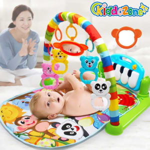 KiddoZone Baby toys fitness Frame is Newborn Foot Piano Music Game Blanket Play Mats Musical With Music 1 Year Old Early Education Toy Crawling Blanket