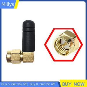 Millys 1 cái 3cm 2.4GHz ngón tay cái ăng ten Bluetooth Wifi Mini Ăng Ten Ngắn khuỷu tay tín hiệu ổn định bên trong kim bên trong lỗ nhỏ ăng ten