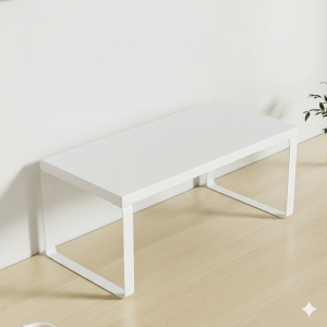 Monitor Stand & Laptop Wood Riser with Sturdy Aluminum Legs Platform Width 20cm– Various Length & Colors Support up to 30kg