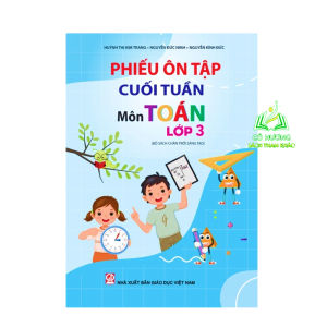 Sách - Cuốn Phiếu ôn tập cuối tuần môn Toán Lớp 3 - Chân Trời Sáng Tạo - MN