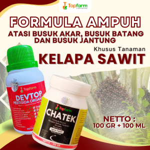 Pestisida Topfarm / Obat Hama Bibit Sawit /Obat Pembasmi Hama Kelapa Sawit / Obat Hama Sawit Mati Pucuk / Obat Daun Bercak Daun Bibit Kelapa Sawit / Obat Hama Daun Kelapa Sawit / Obat Hama Wawung Tanaman Sawit