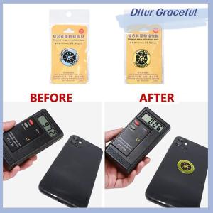 Ditur Universal Anti-Radiation Stickers Mobile Phone Round Quantum Shield Sticker for PC Laptop EMF Protection Sticker