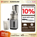 Máy ép chậm SUNHOUSE SHD5503 - Dung tích lớn - Công suất mạnh 240W - Cảm biến an toàn - Tự ngắt khi quá nhiệt - Bảo hành 12 tháng. 