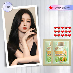 Plant Extract Hair Coloring Cream Bubble Hair Dye Shampoo Nourishes Hair To Cover White Hair Mild And Does Not Stimulate Hair