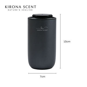 [KIRONA SCENT] Bullet Aroma Nebulizer | Metallic Gold | Waterless & Wireless | 9 LED Lights | Car & Home Fragrance Gifts