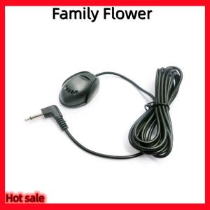 Family Flower Flash Sale ไมโครโฟนแบบมีสายขนาดเล็ก3.5มม. สำหรับรถยนต์ไมโครโฟนแฮนด์ฟรีสำหรับเครื่องเสียงรถยนต์ไมโครโฟนแบบแปะ ที่ได้