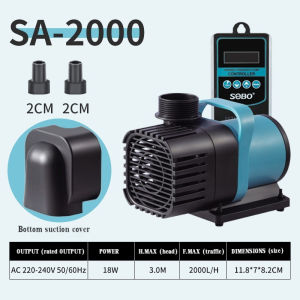 SOBO High-Performance Aquarium Water Pump for Fish Pond and Shrimp Tank Energy-Saving Variable Frequency Circulation Pump