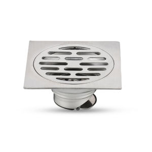 Bathroom Floor Drain Stainless Steel Backflow Preventer With Trap Anti Odor Floor Drain Cover
