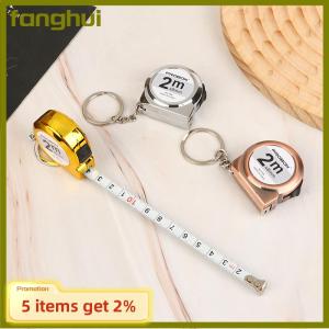 fanghui Mini Small Portable Tape Measure Portable Key Chain 2 M Ruler Household Steel Tape Measure
