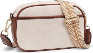 กระเป๋าสะพายข้าง VNINE สำหรับผู้หญิง: กระเป๋าหนังขนาดเล็กพร้อมกระเป๋าคาดเอว 3 ช่อง กระเป๋าหน้าอกสำหรับการเดินทางและออกเดท