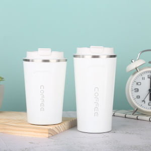 Stainless Steel Thermos Mug With Lids Leak-Proof Travel Office Thermal Vacuum Flask Hot Cold Cup 380/510ML - SG Stock