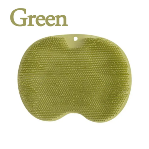Back Rubbing Mat Silicone Foot Massage Pad Shower Mat Bathroom Bath Exfoliating Foot Washing Sucker Bath Massage Brush Pad Rub Back Foot Wash Brush Silicone Mat 淋浴按摩垫