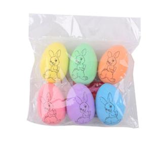 5pcs Easter trứng thiết lập cho trẻ em để độc đáo desogns trang trí với paintable mạnh mẽ bọt trứng và sequins sử dụng